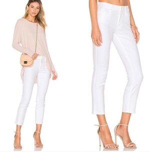 MOTHER The Looker Crop Fairest of Them All White Size 27 LIKE NEW